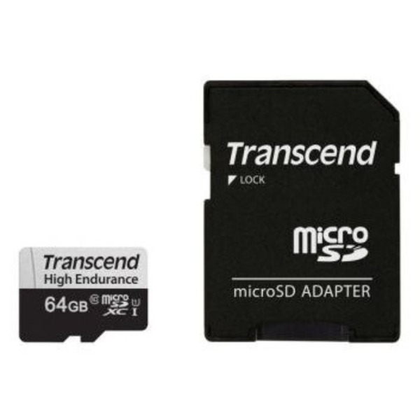 Карта памяти Transcend microSD 64GB TS64GUSD350V