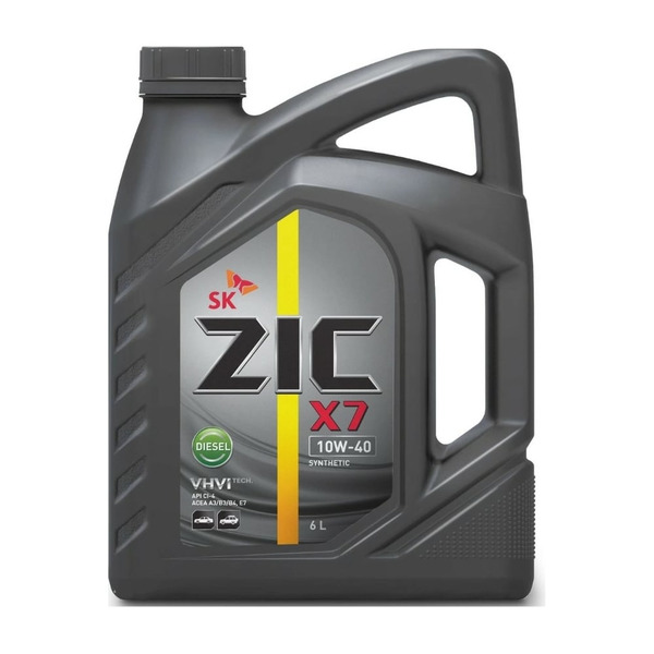 Синтетическое масло для коммерческих авто zic E7, X7 10w40 Diesel CI-4/SL 172607