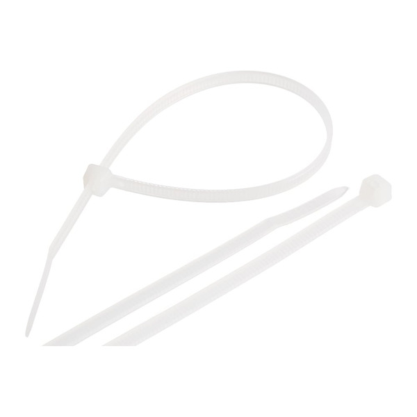 Неоткрывающаяся нейлоновая стяжка NIKOMAX NMC-CTN100-25-SL-WT-100