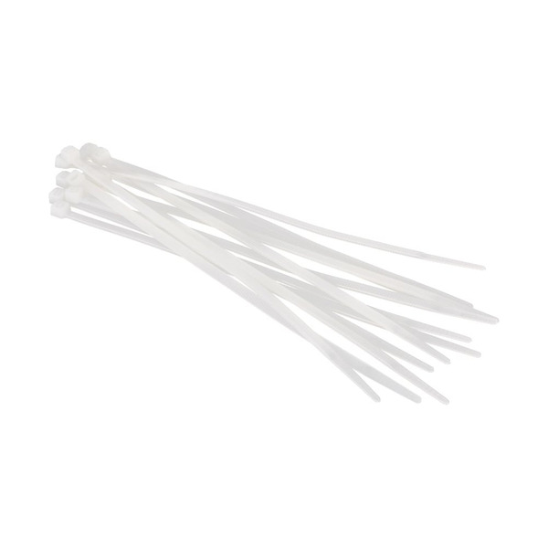 Неоткрывающаяся нейлоновая стяжка NIKOMAX NMC-CTN400-45-SL-WT-100