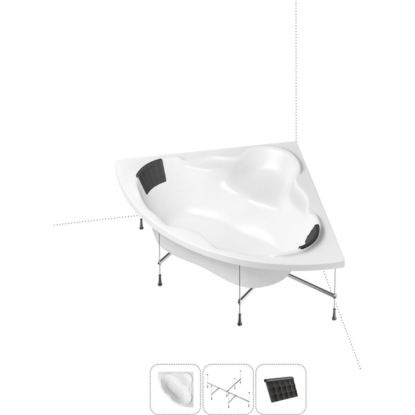 Акриловая ванна Lavinia Boho Elegant S1-3705014P