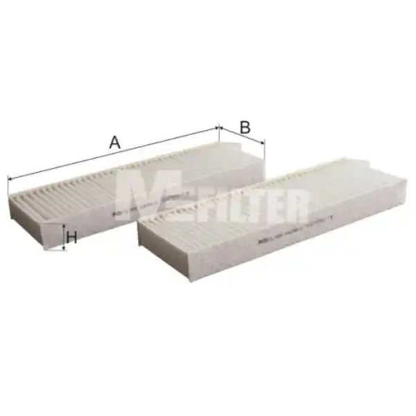 Салонный фильтр MFILTER K 9056-2 CITROEN Berlingo/C4 Picasso, PEUGEOT Partner 1.6 HDi 07>