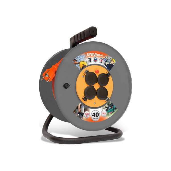 Силовой удлинитель на катушке UNIVersal ВЕМ-250 9634175