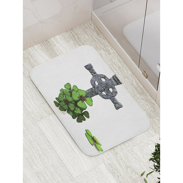 Противоскользящий коврик для ванной, сауны, бассейна JOYARTY Кельтский крест bath_16890