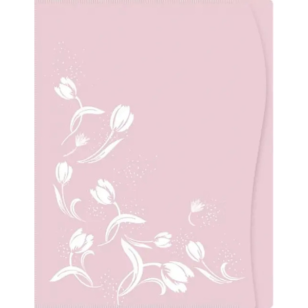 Папка-портфолио для документов. Цветы, А4