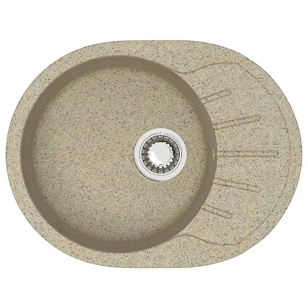 Кухонная мойка Azario Light Песочная (57,5х44х21,5) сифон+герметик (CS00079922)