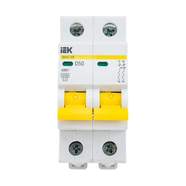 Автоматический выключатель IEK ВА47-29 MVA20-2-050-D