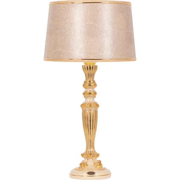 Настольный светильник BOGACHO Богемия СБ-156/АС/Тюссо беж