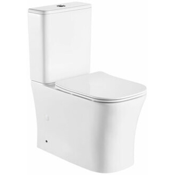 Унитаз Azario ANTEO SQUARE с бачком и сиденьем м/лифт 385х630х820 (AZ-1218A)