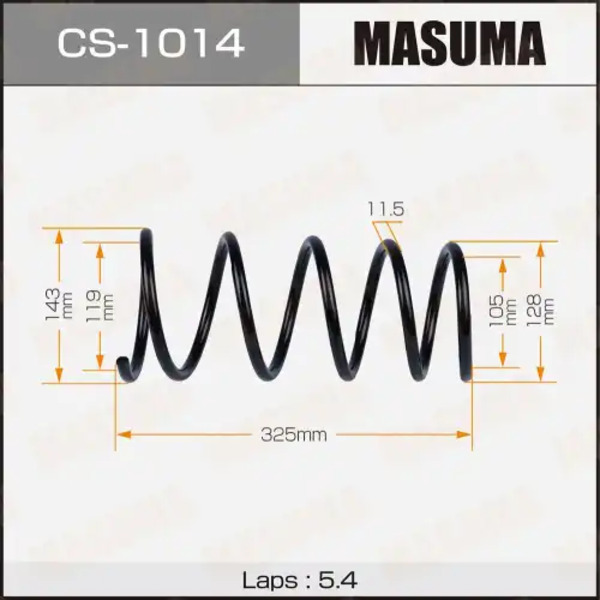 пружина передняя! Toyota Corsa/Tercel 90> CS-1014 MASUMA
