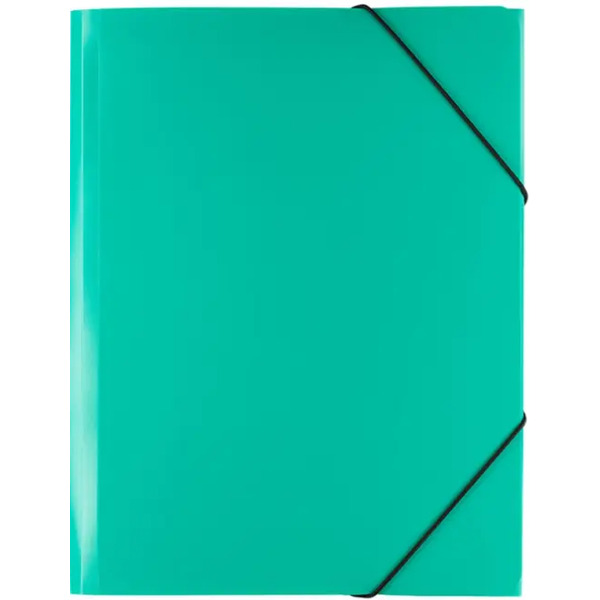 Папка на резинке Classic, A4, зеленая