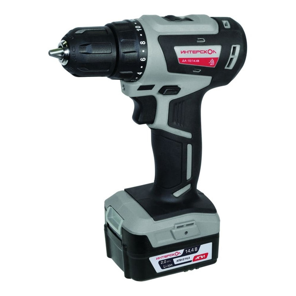 Бесщеточная аккумуляторная дрель-шуруповерт Интерскол ДА-10/14 708.2.2.70