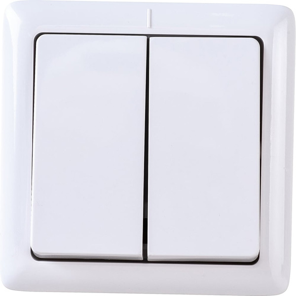 Двухклавишный выключатель Systeme Electric ХИТ VA56-232I-B