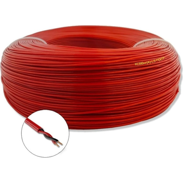 Кабель для пожарной и охранной сигнализации ПРОВОДНИК ксвэвнг(a)-ls 1x2х0.97 мм2, 10м OZ71089L10