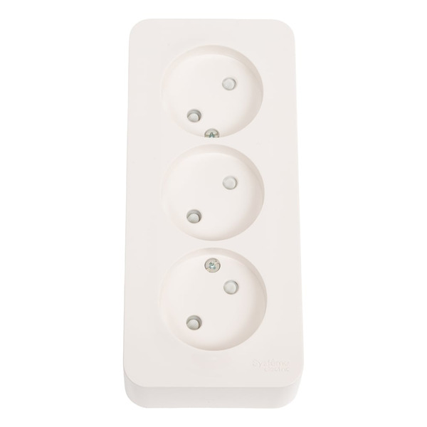 Трехместная розетка Systeme Electric Blanca BLNRA001312