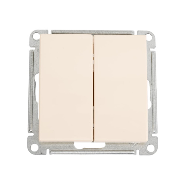 Двухклавишный механизм выключателя Systeme Electric W59 VS510-252-2-86