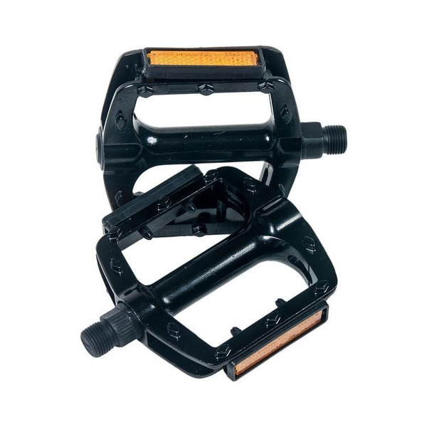 Педали велосипедные 4BIKE M503, материал литой алюминий, размер платформы 119х112х25 мм, черный, ARV-M503BLK