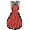 Накладка на седло Vinca Sport XD 10, гелевая, красный, размер 285х175мм, XD 10 Red