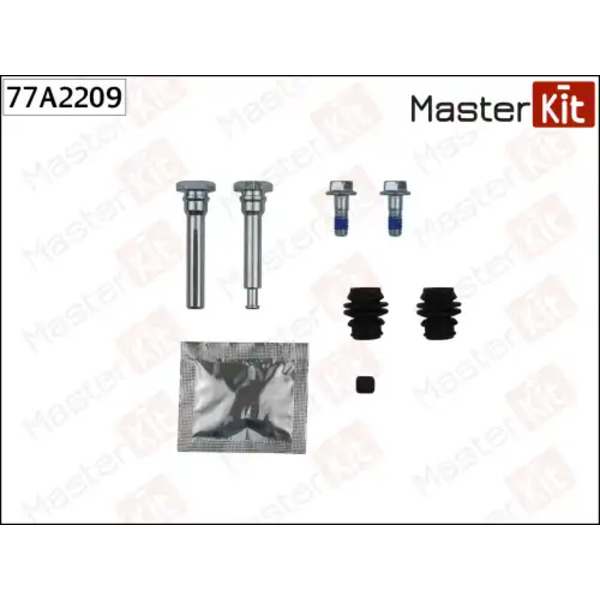 к-кт направляющих тормозного суппорта! Ford Fiesta VI 08>, Nissan Juke F15 77A2209 MASTERKIT