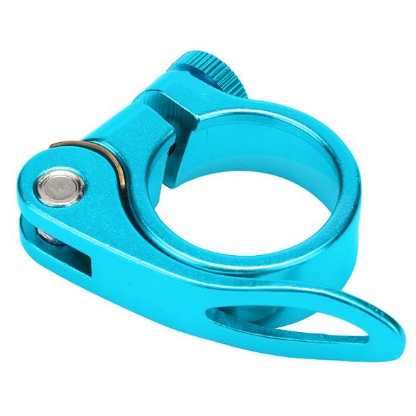 Подседельный хомут Stels BLF-Z1, 34,9 мм, с эксцентриком, синий, LU073609