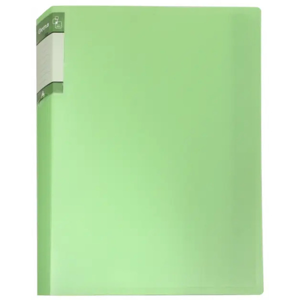 Папка "Gems" (60 вкладышей, А4, 0,7 мм) (GEM60GRN)