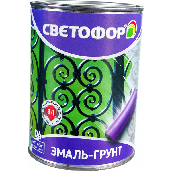 Грунт-эмаль Светофор D4 ЗОР00009322
