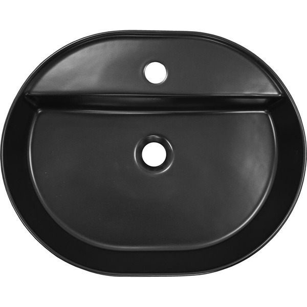Раковина для ванной Creo Ceramique PU4500MBK 560*450*120мм, матовый черный