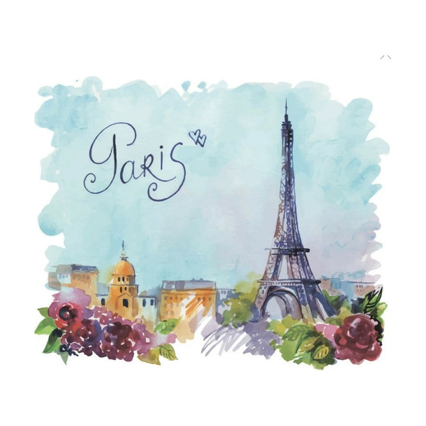 Тканевая шторка для ванны Melodia della vita Открытка из Парижа MZ-147 21034