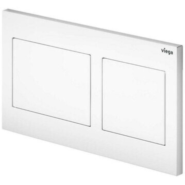 Кнопка смыва Viega Prevista модель 8611.1 пластик белый для унитазов Visign for style 21 (773250)