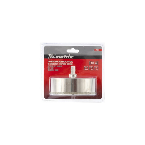 Алмазное сверло по керамограниту MATRIX 726963