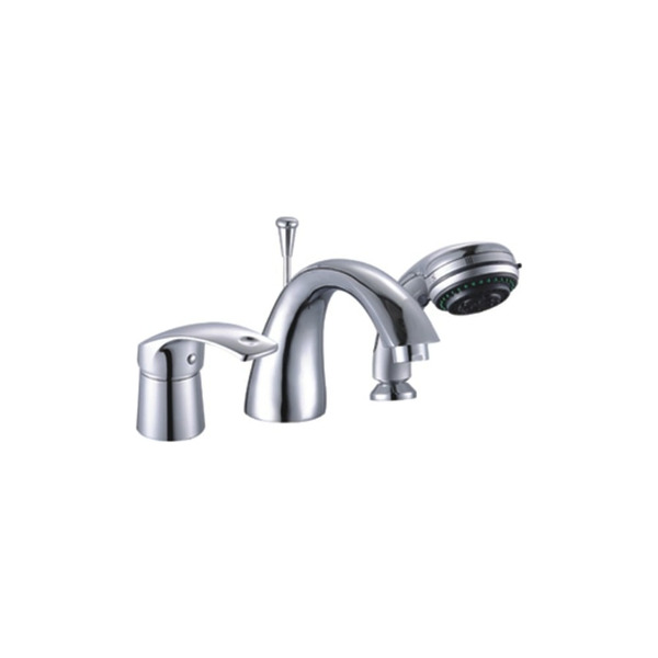 Врезной однорычажный смеситель для акриловых ванн Potato P1103