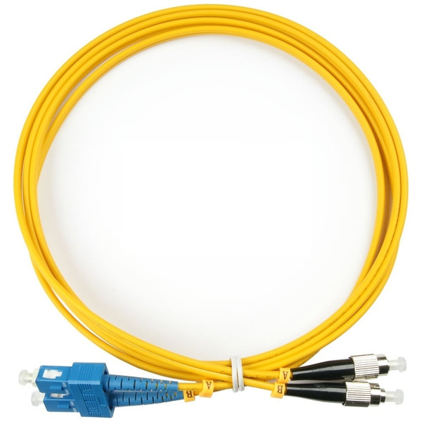 Дуплексный оптический патч-корд TopLan DPC-TOP-657A1-FC/U-SC/U-1.5