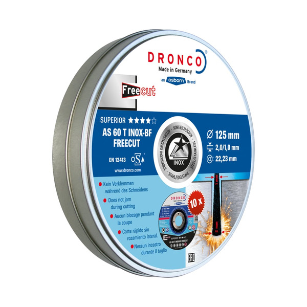 Отрезной диск по нержавейке DRONCO InoxFre AS60 6900947100