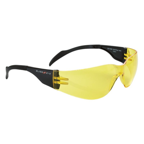 Очки велосипедные SWISSEYE Outbreak, спортивные, оправа чёрная, линзы жёлтые, 14004