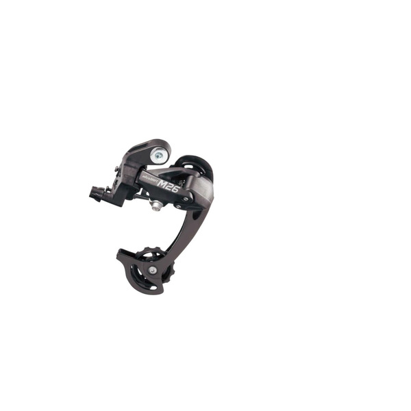 Переключатель задний MicroShift, RD-M26L, SGS, 2/3x6/7 скоростей, крепление на болт, черный, RD-M26L