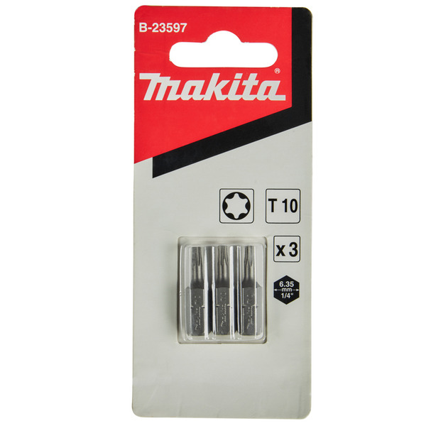 Насадка Makita T10 25мм C-form 3шт B-23597
