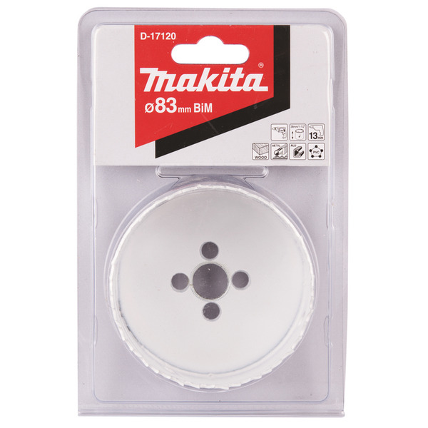 Коронка биметаллическая Makita 83мм D-17120