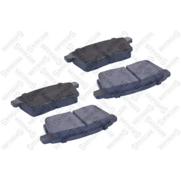 000 067B-SX колодки дисковые задние! с антискрип. пластинами\ Mazda CX-7 2.3Turbo MZR DISI 07>