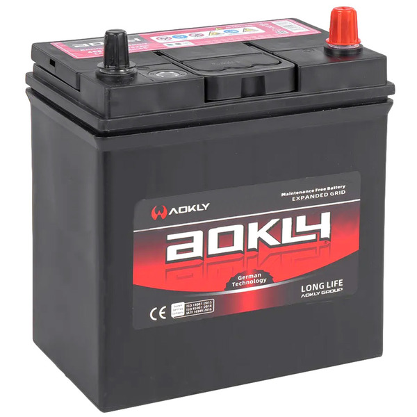 Автомобильный аккумулятор Aokly 42 Ач обратная полярность B19L