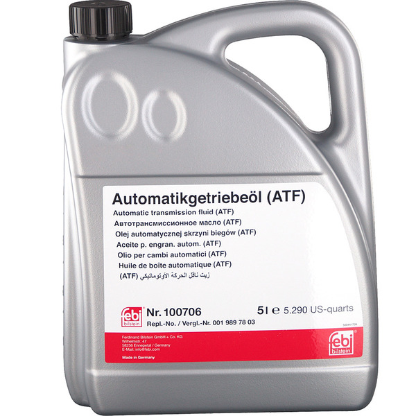 Масло трансмиссионное Febi ATF 5л (art. 100706)