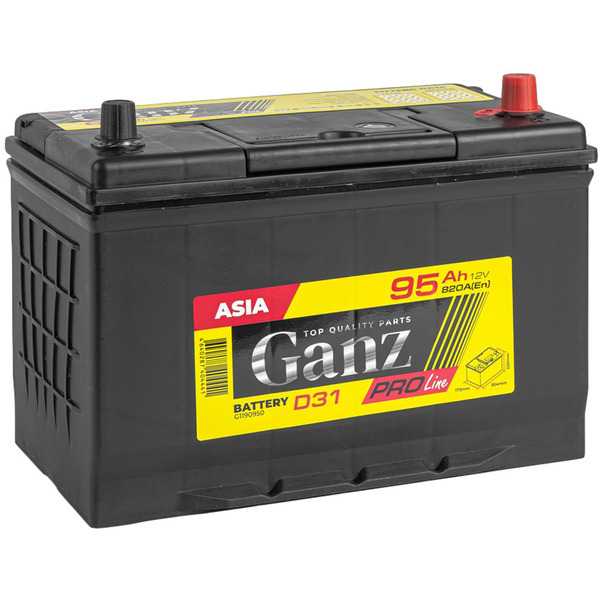 Автомобильный аккумулятор GANZ 95 Ач обратная полярность D31L