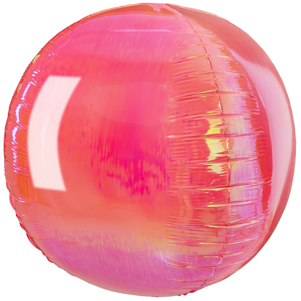 Шар 3D (50"/127 см) Сфера, Розовый, Хамелеон, 1 шт. в уп.