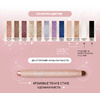 J. CAT BEAUTY Тени-карандаш для век с кистью Shimmie Struck Shadow Strick