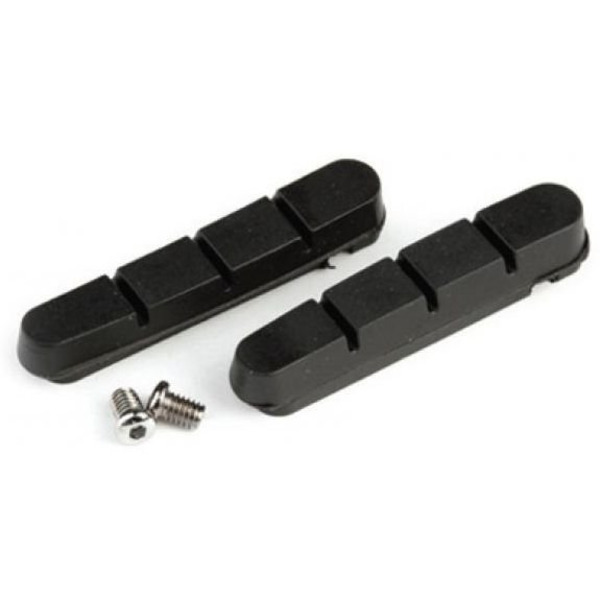 Тормозные резинки СLARK"S CP200, сменные, шоссе ROAD SHIMANO/CAMPAGNOLO-совместимые, черные, 3-350