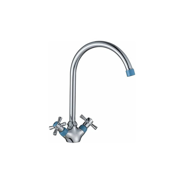 Двуручный смеситель для кухни decoroom DR51028-Blue