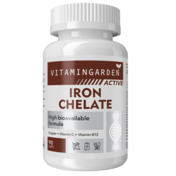 Vitamin Garden, Железо (бисглицинат), капсулы, 90 шт.