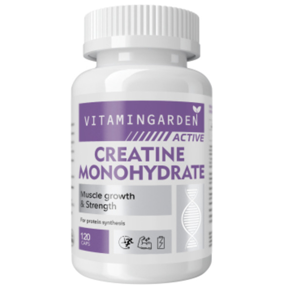 Vitamin Garden, Креатин (моногидрат), капсулы, 120 шт.