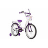 Детский велосипед Novatrack Butterfly 20, год 2023, цвет Белый-Фиолетовый