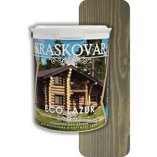 Кроющий антисептик Kraskovar Eco Lazur 1217