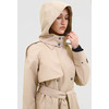 Плащ женский NORPPA ILIM WNS COAT, светло-бежевый, 100333 (Размер: 42)